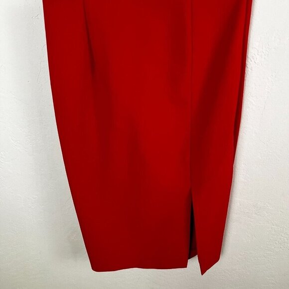 Jill Jill Stuart Cardinal Red Cutout Sheath One Shoulder Cocktail Dress Size 2 - Picture 4 of 9